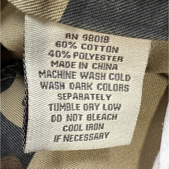 Noiz Camo Cargo Pants Men's 36/31.5 Tactical Streetwear Utility - Picture 16 of 16